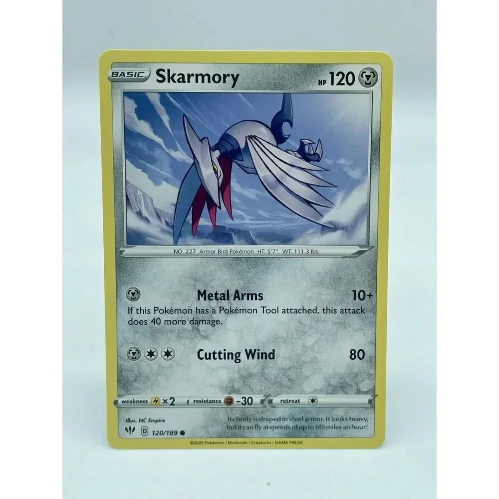 Skarmory 120/189‎ Darkness Ablaze Non-Holo Pokemon TCG Mint Unplayed